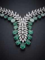 Green Emerald – Floral Bridal Set